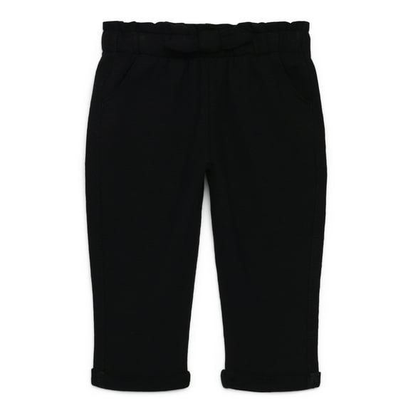 Garanimals Baby Girl French Terry Cloth Pants, Sizes 0M-24M