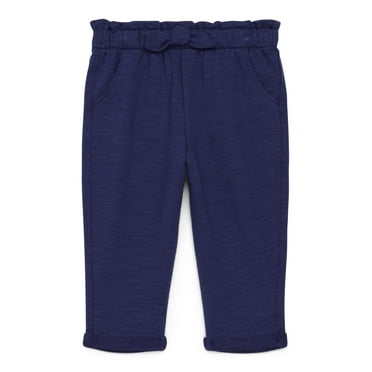 Garanimals Baby Girl French Terry Cloth Pants, Sizes 0M-24M