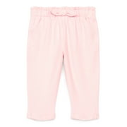 Garanimals Baby Girl French Terry Cloth Pants, Sizes 0M-24M