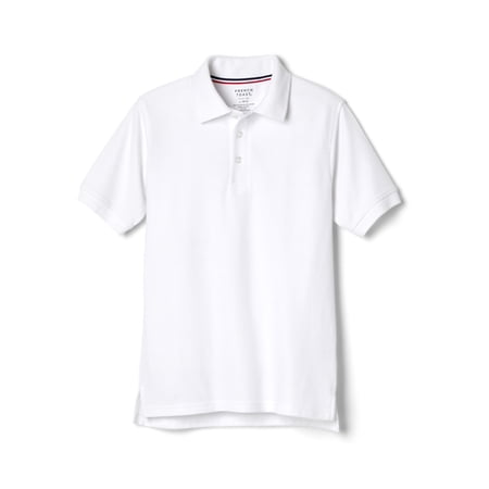 French Toast Boys School Uniform Short Sleeve Pique Polo Shirt, Sizes 4-20 & Husky