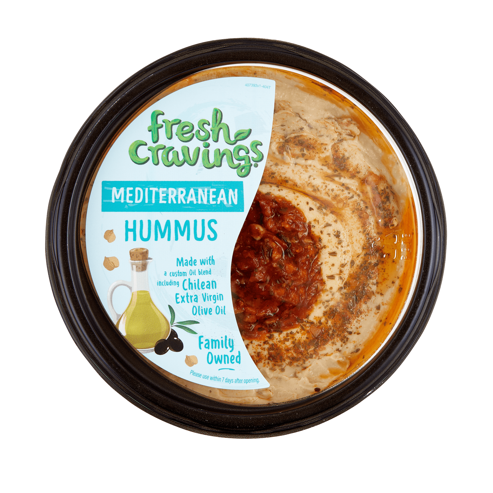 FRESH CRAVINGS Mediterranean Hummus Dip, 17 oz.