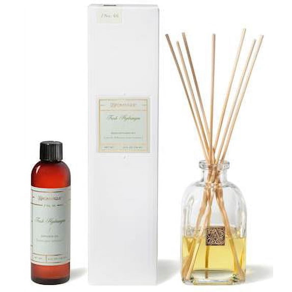 Hydrangea Diffuser Mini FRESH HYDRANGEA Aromatique Reed Diffuser Gift Set Square Glass Bottle ...