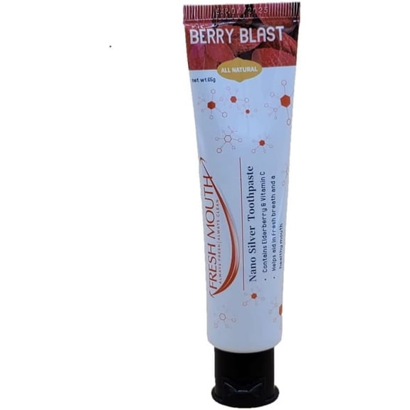 FRESH MOUTH Nano Silver Toothpaste Berry Blast 65g