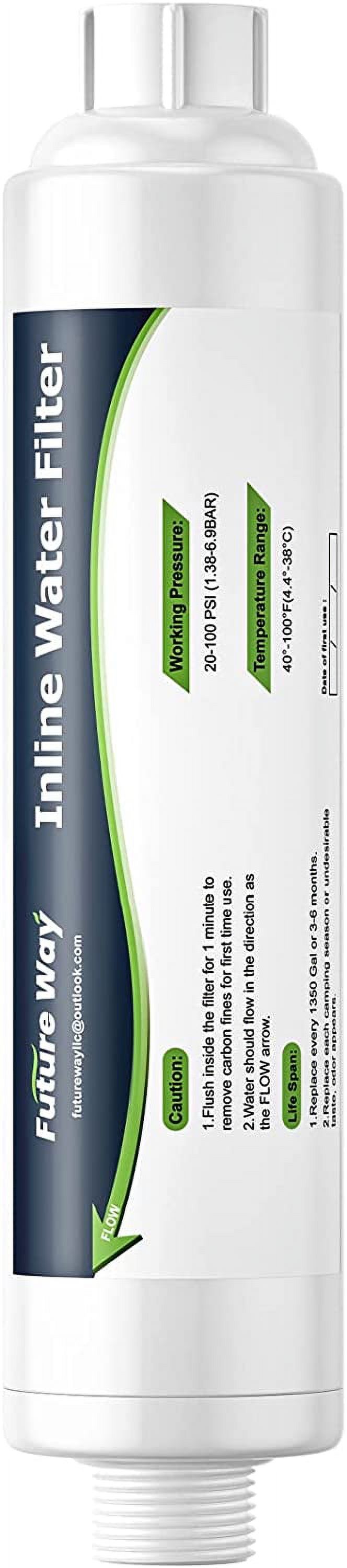 FRESHLAB RV Water Filter for Marine, Camping, Garden, Bathtub Use, NSF