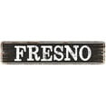 thumbnail image 1 of FRESNO Gift Chic Metal Sign Home Decor Cities 4x18 204180007053, 1 of 1