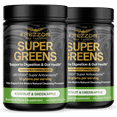 thumbnail image 1 of FREZZOR Super Greens Powder with UAF1000+, Wheat Grass Supplement, 400g, 2 Bottles, 1 of 5