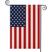 FRF American Garden Flag, American Flag Garden Flag 12"x18" Inches Double-Sided Patriotic Garden Flag Vibrant Color, Memorial Day 4th Of July Banner Outdoor Decor Yard Sign