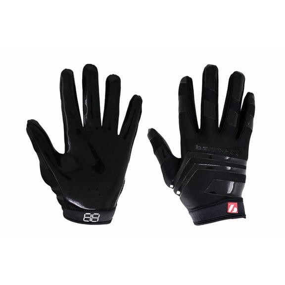 FRG-03 Junior Black (L) receiver football gloves, (RE, DB, RB)