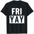 thumbnail image 1 of FRI-YAY Classic Logo T-Shirt Men Women Unisex Retro Graphic Tee, 1 of 5