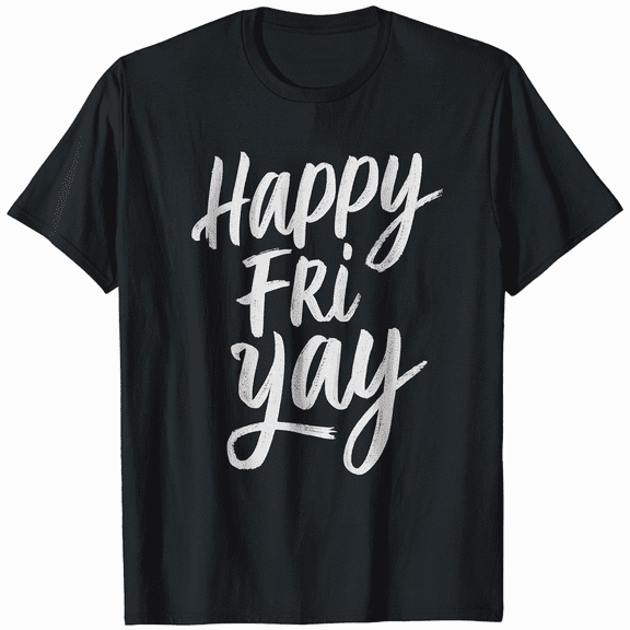 FRI-YAY Classic Logo T-Shirt Men Women Unisex Retro Graphic Tee