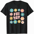 thumbnail image 1 of FRI-YAY Good Vibes Only T-Shirt Men Women Unisex Positive Graphic Tee, 1 of 5