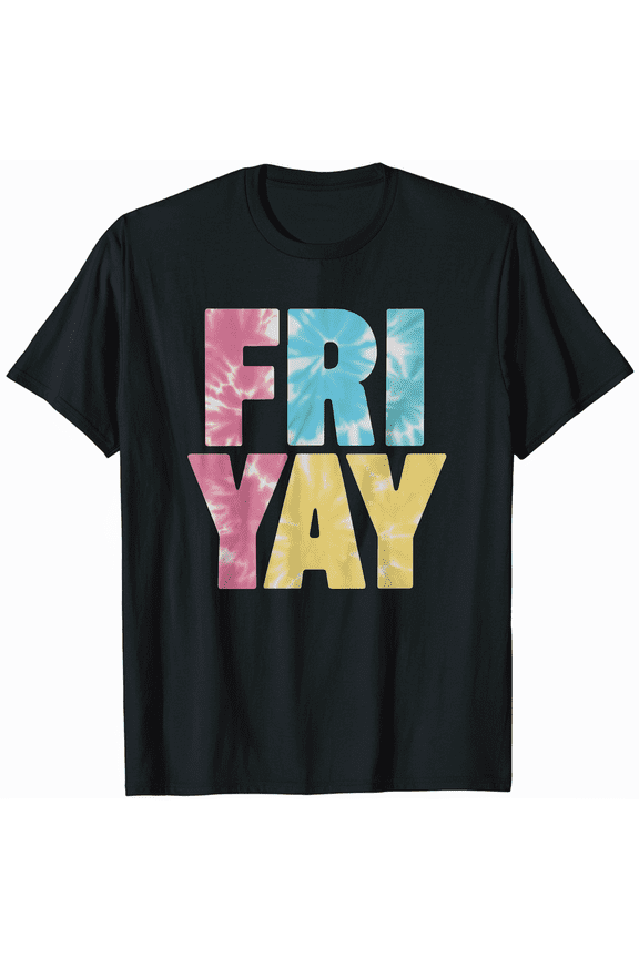 FRI-YAY Graphic Print Tee Shirt Men Women Unisex Cool Streetwear T-Shirt