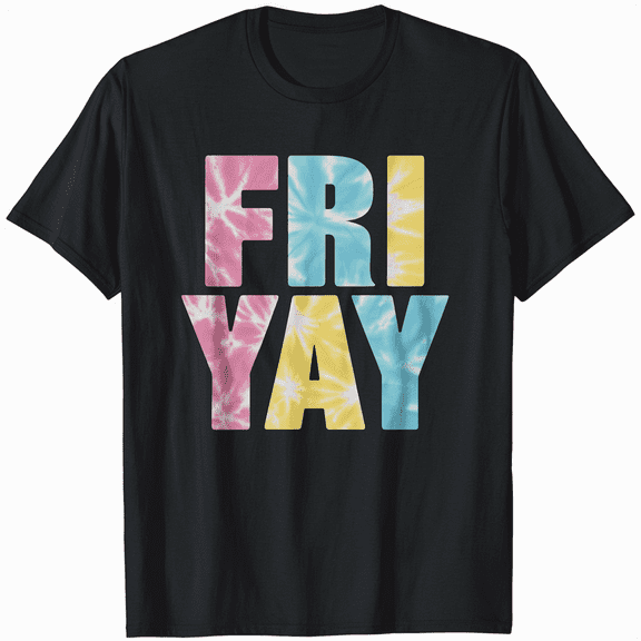 FRI-YAY Graphic Print Tee Shirt Men Women Unisex Cool Streetwear T-Shirt