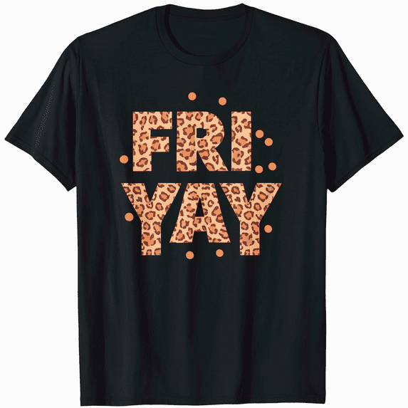 FRI-YAY Vintage Logo Tee Shirt Men Women Unisex Retro Graphic T-Shirt