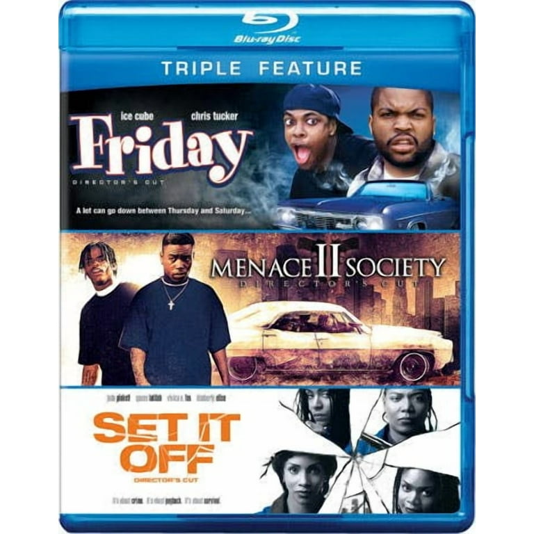 FRIDAY / MENACE II SOCIETY / SET IT OFF (Blu-ray Triple