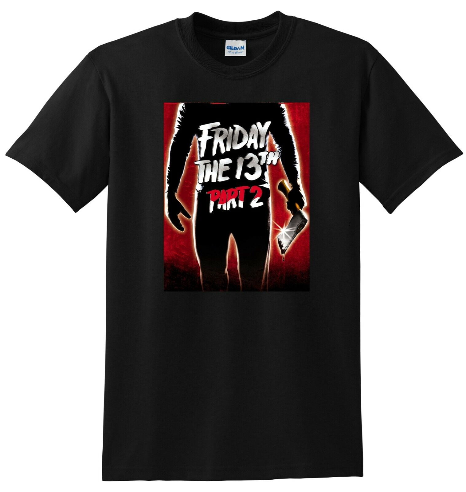 FRIDAY THE 13TH PART II 2 T SHIRT 1980 4k bluray dvd cover SMALL MEDIUM ...