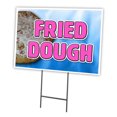 thumbnail image 1 of FRIED DOUGH 12"x16" Yard Sign & Stake | Advertise Your Business | Stake Included Image On Front Only | Made in The USA, 1 of 3