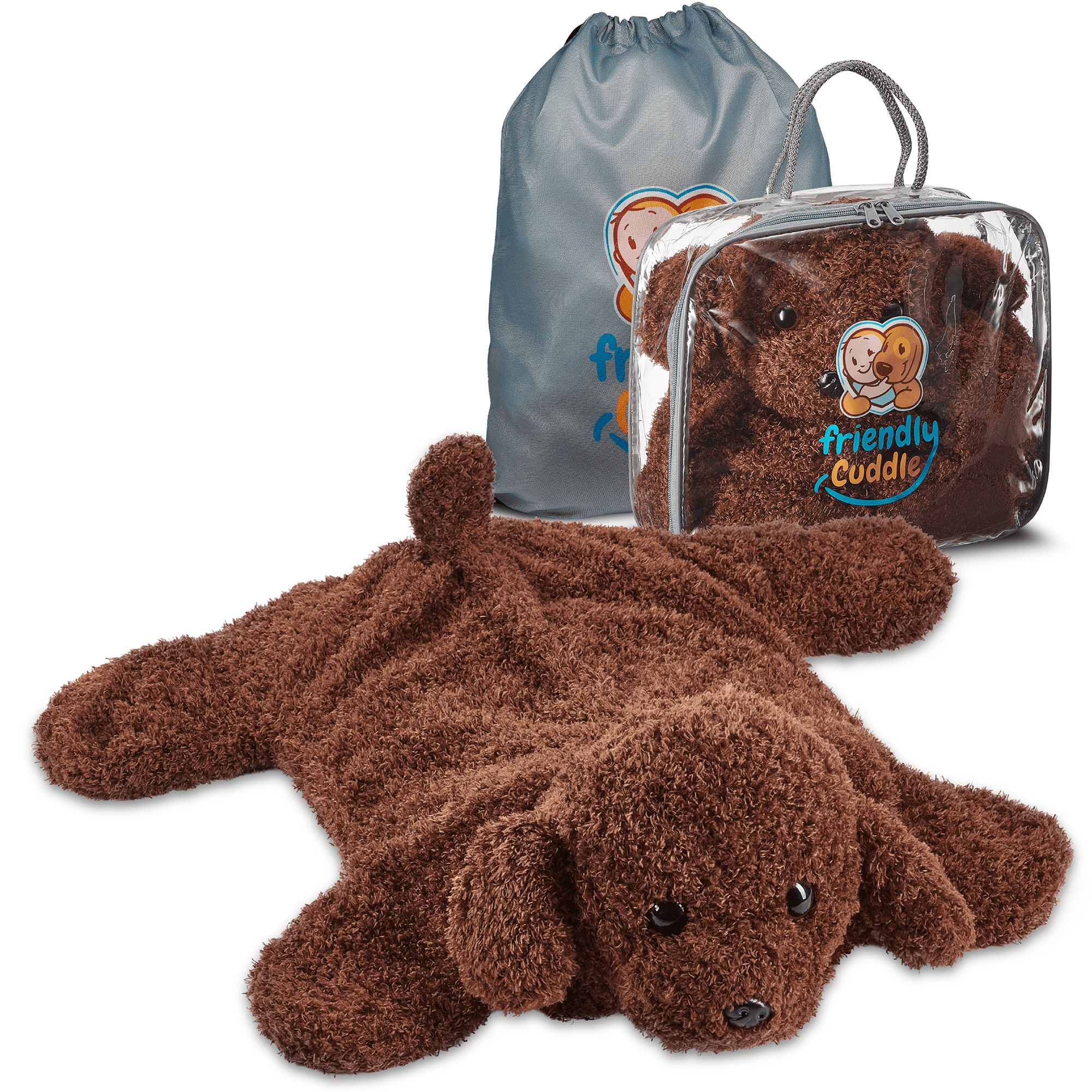 Friendly Cuddle Weighted Lap Pad 5 lbs Sensory Weighted Stuffed Animal Cuddle Microwaveable Pillow Blanket for Kids