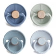 thumbnail image 1 of FRIGG 4 Pack Skyline Serenity Rubber Pacifiers, 0-6 Months, 1 of 5