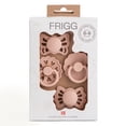 thumbnail image 1 of FRIGG Baby's First Pacifier 4-Pack, Floral Heart, Blush, 0-6 Months, 1 of 5