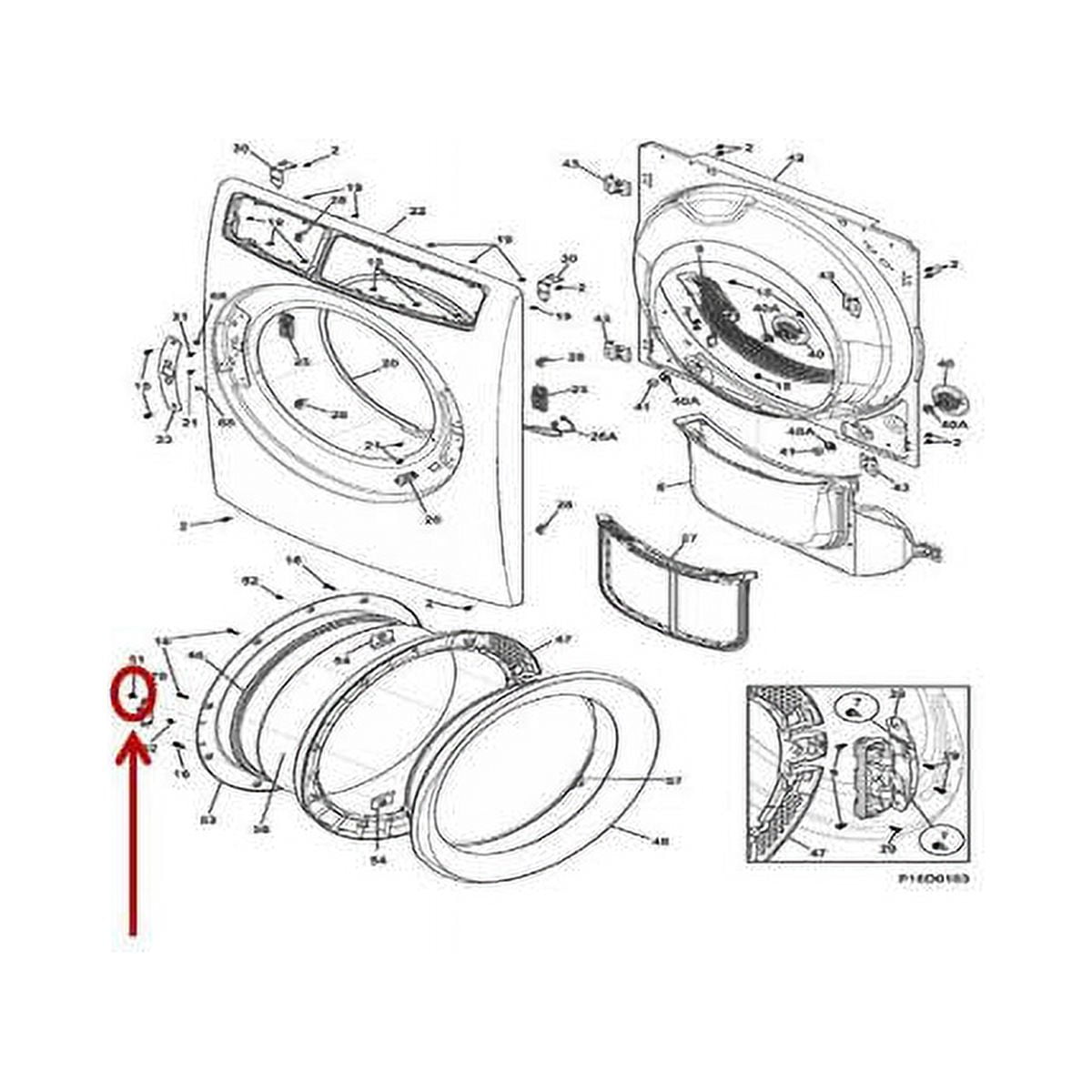 FRIGIDAIRE 137241000 SCREW - GENUINE OEM PART
