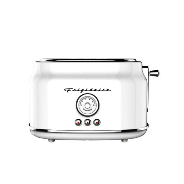 Frigidaire ETO102-RED Retro Wide 2-Slice Toaster Perfect for Bread, English  Muffins, Bagels, 5 Browning Levels, 900w, RED
