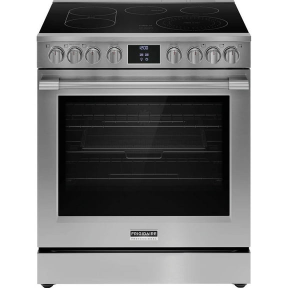 FRIGIDAIRE 30 Inch Slide-In Electric Range with 5 Elements Stainless Steel PCFE3080AF