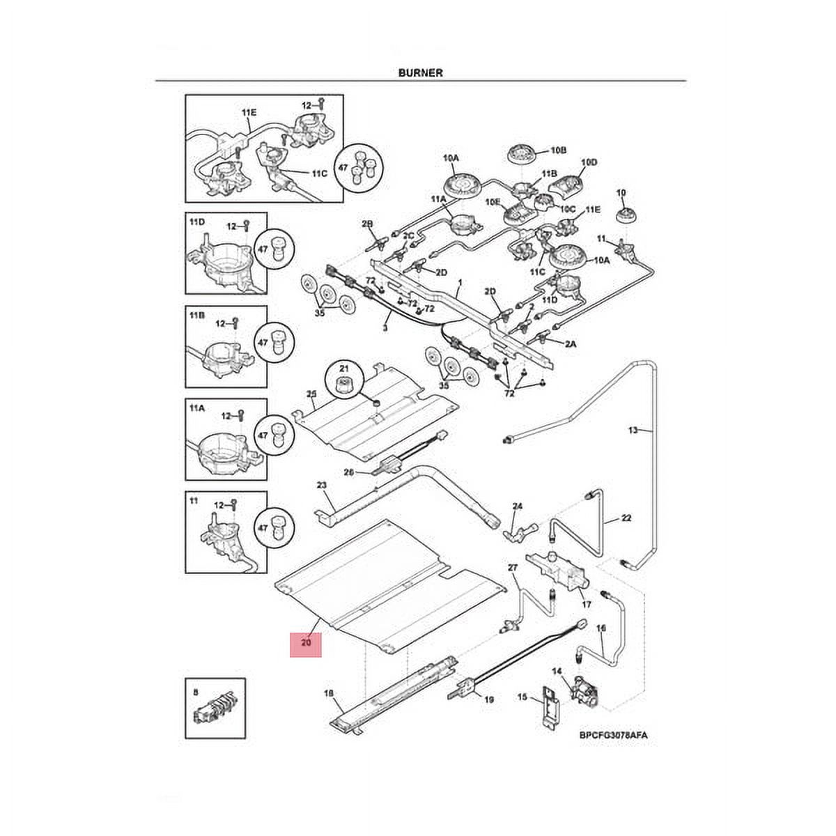 Frigidaire Burners in Oven & Range Parts - Walmart.com display picture 1