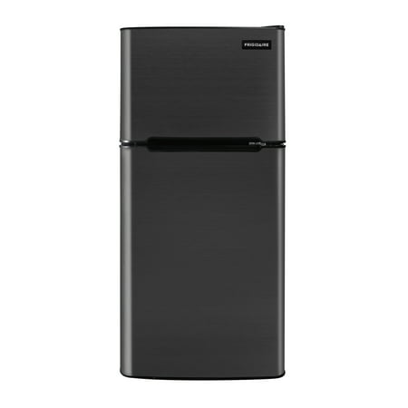 FRIGIDAIRE 4.7 Cu ft Two Door Mini Fridge with Freezer , VCM Stainless Steel