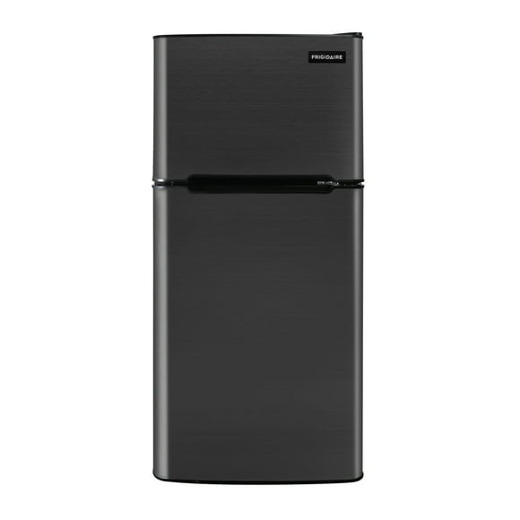FRIGIDAIRE 4.7 Cu ft Two Door Mini Fridge with Freezer , VCM Stainless Steel