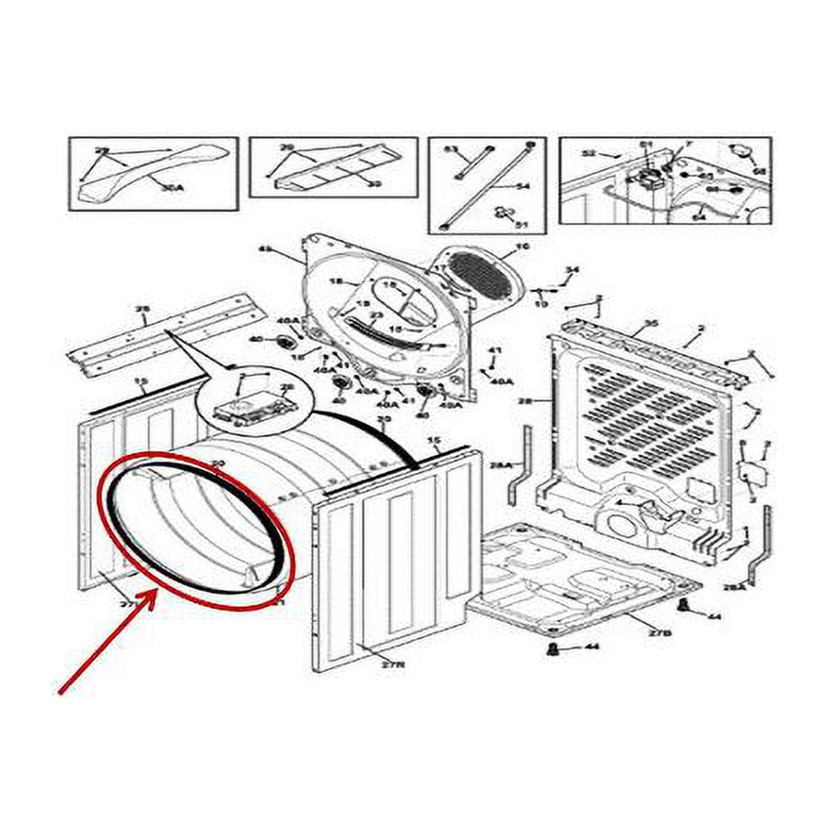 FRIGIDAIRE 5304500486 SEAL - OEM PART