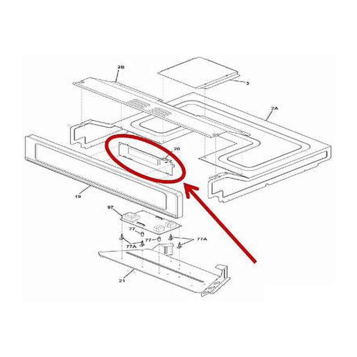 FRIGIDAIRE 5304513223 CONTROLLER - GENUINE OEM PART