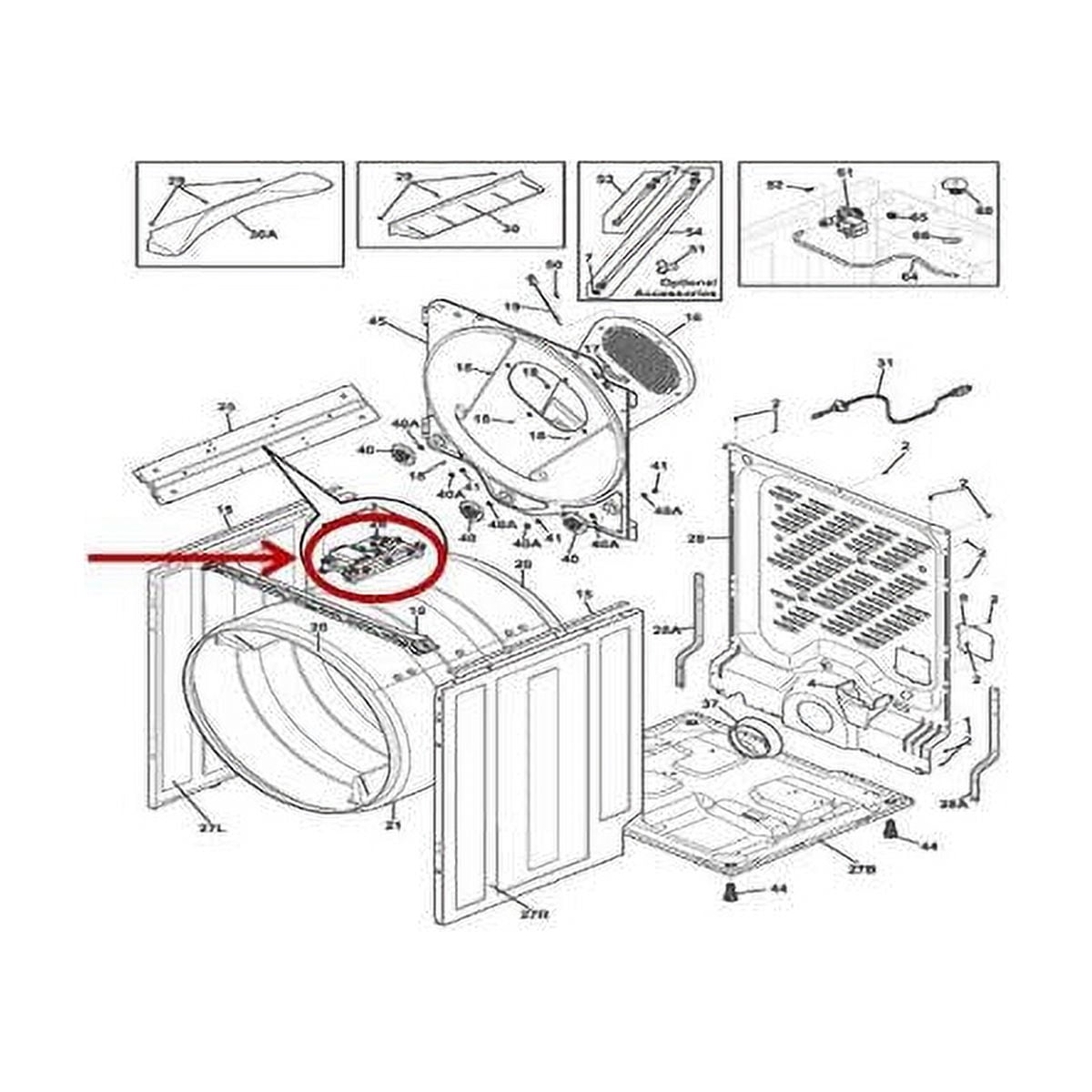 FRIGIDAIRE 5304515410 MAIN BOARD - GENUINE OEM PART