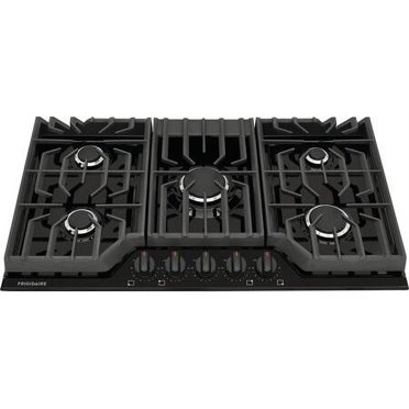 Frigidaire Fccg3627a 36" Wide 5 Burner Gas Cooktop - Black