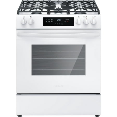 Frigidaire - 5.1 Cu. Ft Freestanding Gas Range with Quick Boil - White