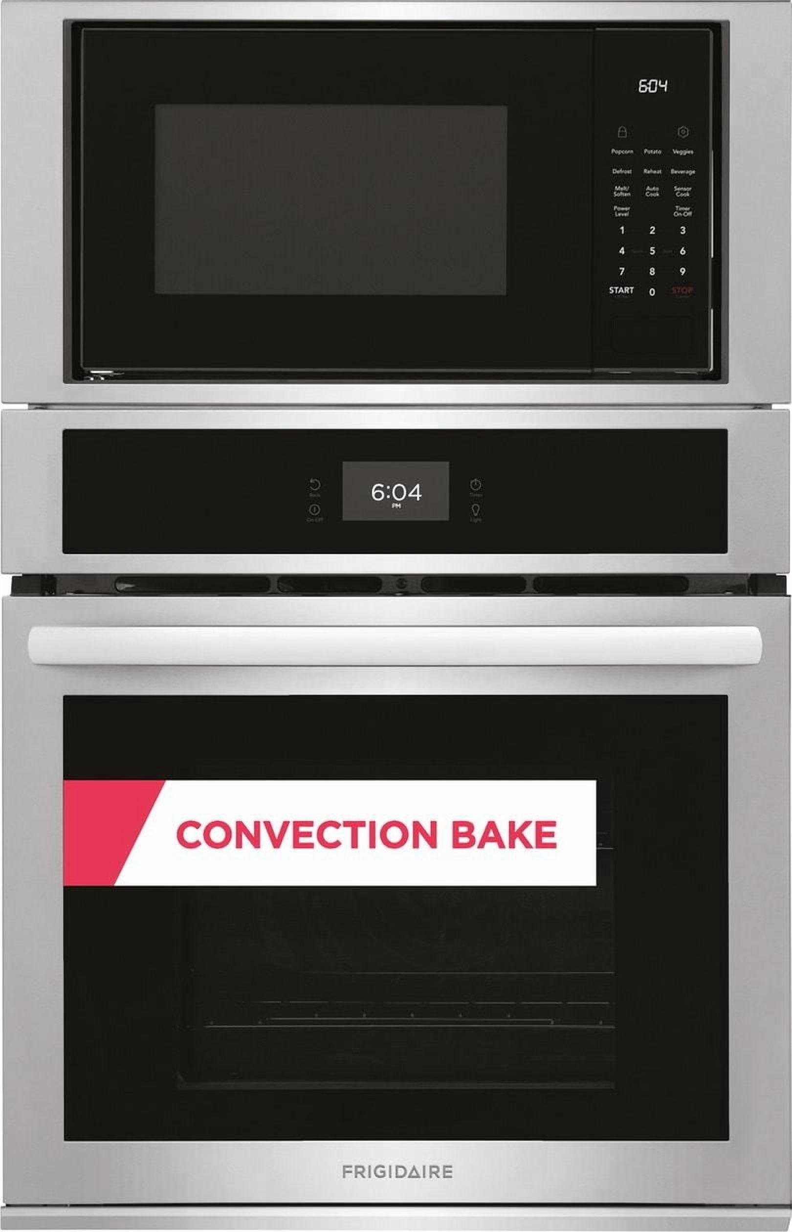 FRIGIDAIRE FCWM2727AS electric oven and microwave combo