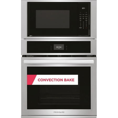 Frigidaire - 27" Built-in Electric Wall Oven/Microwave Combination - Stainless Steel
