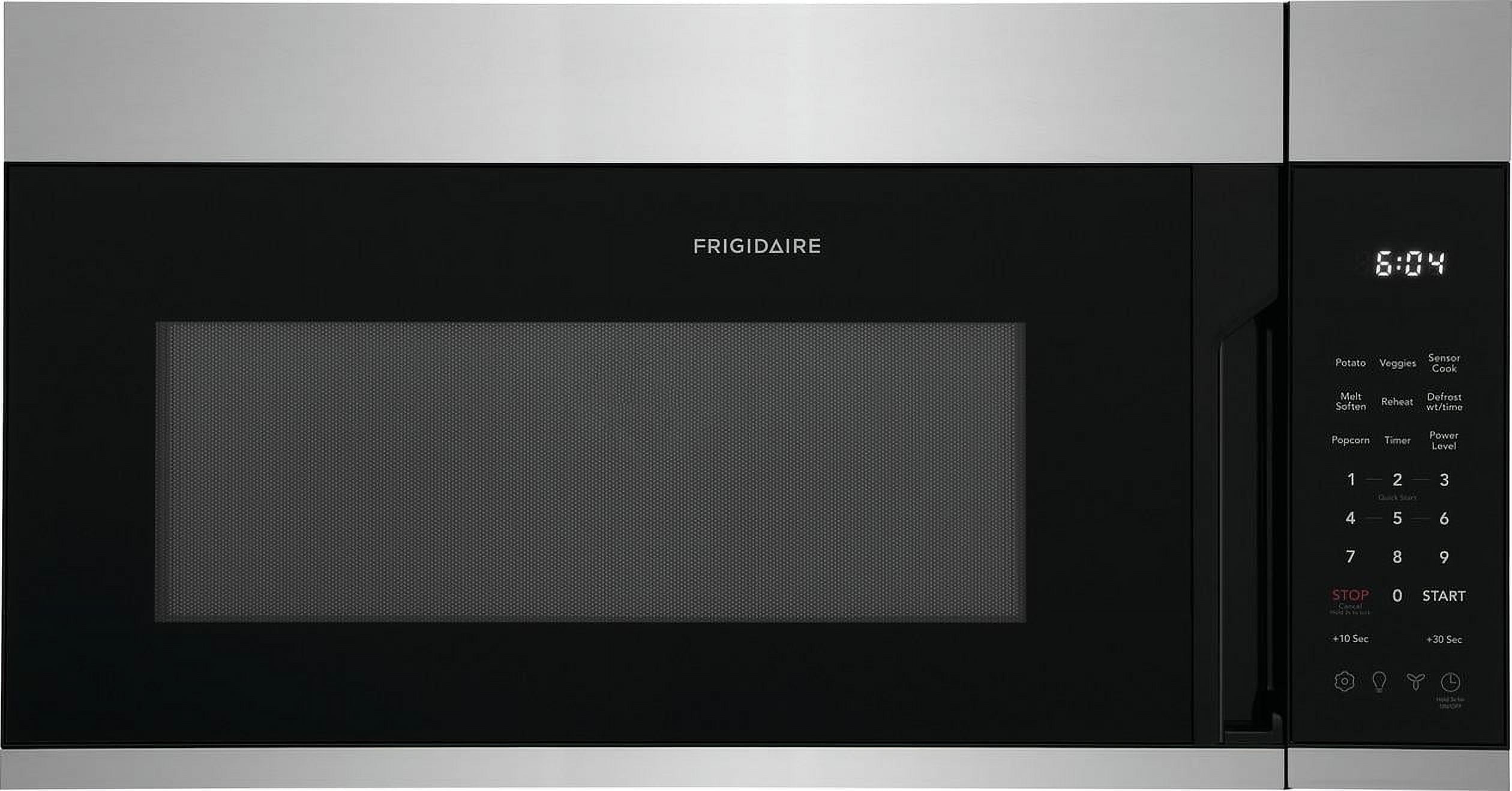 Frigidaire Fmow1852a 30" Wide 1.8 Cu. Ft. 1000 Watt Over The Range Microwave Led Lighting