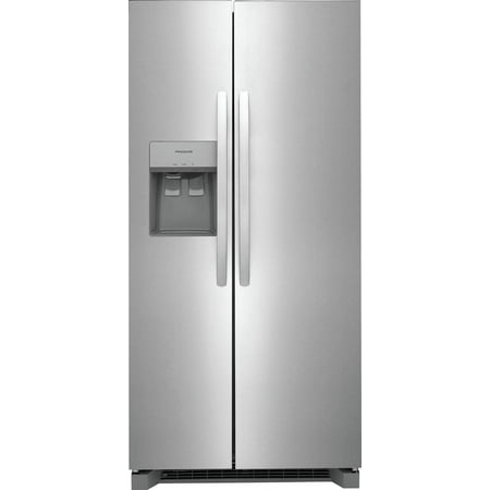Frigidaire - 22.3 Cu. Ft. Side-by-Side Refrigerator - Stainless steel