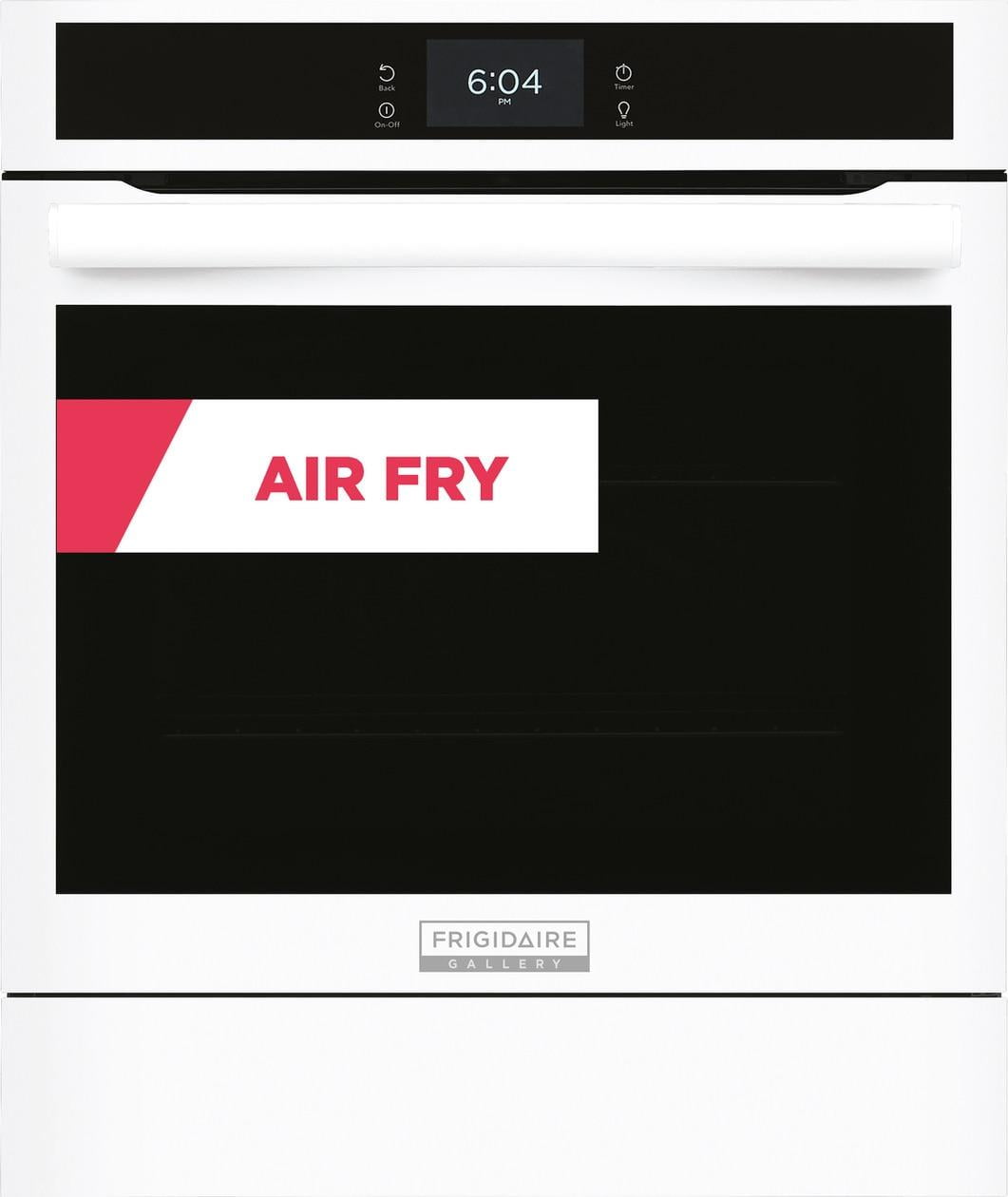 24" White Convection Electric Single Wall Oven with Air Fry