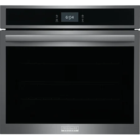 Frigidaire - Gallery 30" Built-in Single Electric Wall Oven with Total Convection - Black Stainless Steel