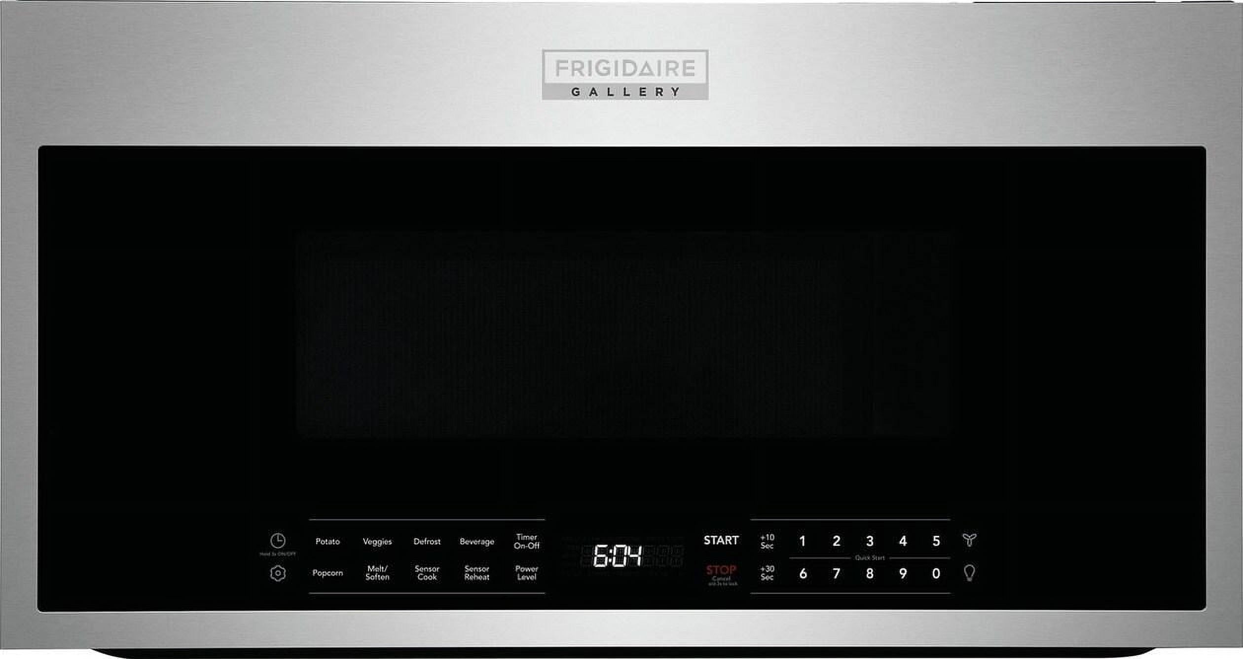 Frigidaire Gallery 1.9 Cu. Ft. OverTheRange Microwave Oven, Black