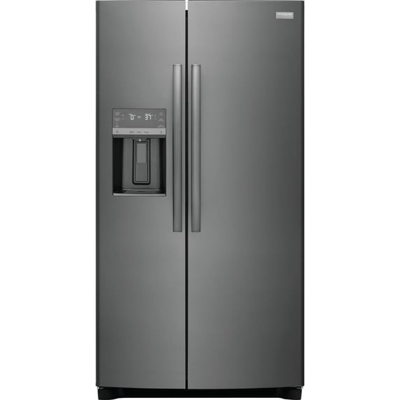 FRIGIDAIRE GRSC2352AD SIDE BY SIDE FREESTANDING REFRIGERATOR Black Stainless Steel