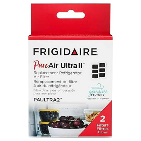 FRIGIDAIRE Pure Air Ultra II Appliance Air Filter, 3.8" x 1.8", 2 Pack