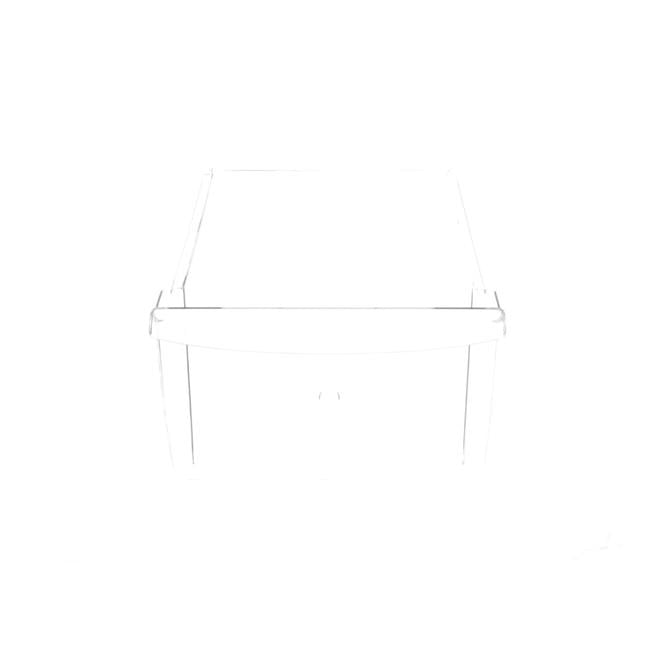 FRIGIDAIRE Refrigerator Accessories Crisper Drawer Clear Compatible