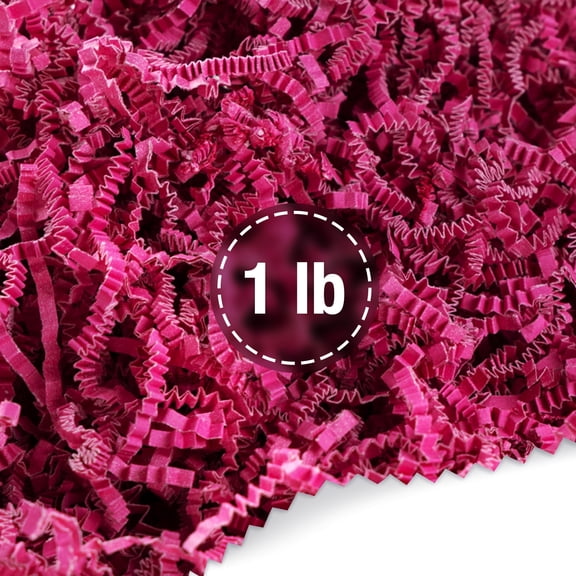 Pink Paper Shreds for Party Supplies Gift Wrapping and DIY Projects