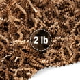 thumbnail image 1 of FRiLLZ by DECOfill™ Crinkle Cut Paper Shred Filler for Baskets, Gifts, Packing and Protecting your Birthday, Weddings, Anniversary, Valentines Day, and other gifts (2 pound, Kraft), 1 of 9