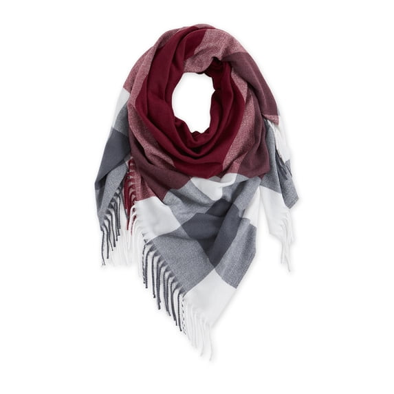 Hadley Wren Plaid Blanket Scarf