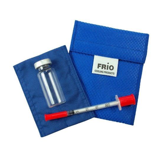 FRIO Mini Diabetic Insulin Cooling Wallet-Blue
