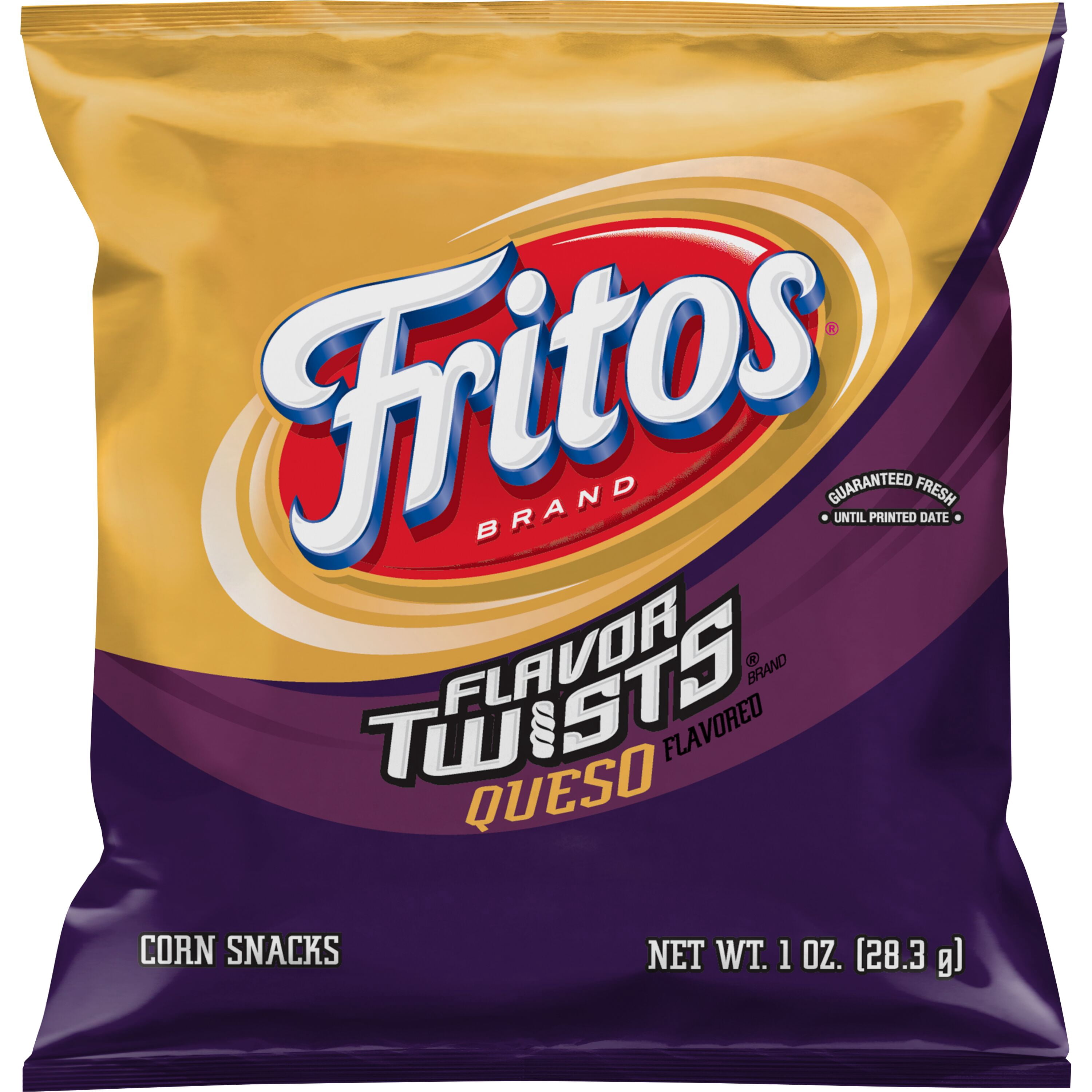 Fritos Flavor Twists Queso Corn Snacks, 1 oz Bag